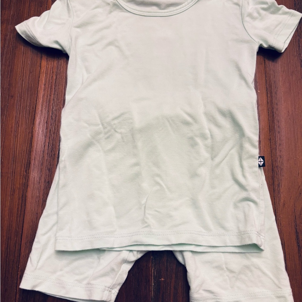 Kyte Baby Mint Short Sleeve Pajama Set